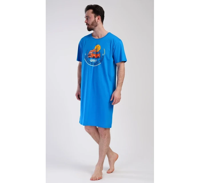 Pánská noční košile s krátkým rukávem Adventure Pánská noční košile s krátkým rukávem Adventure