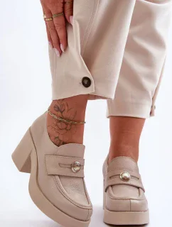 Polobotky na podpatku  model 183949 Step in style