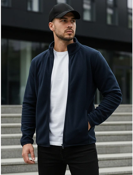 Bluza męska rozpinana granatowa model 22103269 - FashionStreet