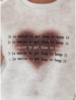 Dámská oversize mikina se srdcem DESSER šedá FashionStreet BY1466