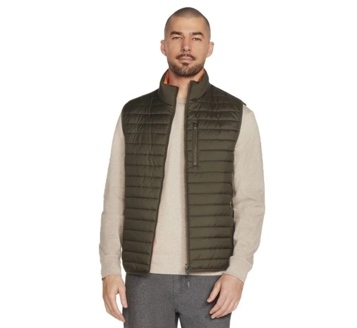 Skechers GO Shield Altitude Oboustranná vesta JA140-BROL Green L Skechers GO Shield Altitude Oboustranná vesta JA140-BROL Green L