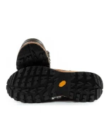 Grisport Marrone pánské trekové boty kožené nepromokavé kotníkové boty