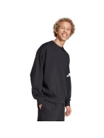 Pánská mikina adidas Essentials Loose Fit 3 Bar Logo černá JF3542 pánská