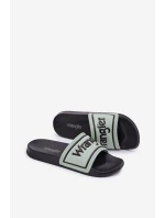 Pánské Pantofle WRANGLER AVERELL SLIDER MEN LOW 20251042.52D Světle Zelené