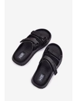 Dámské Pěnové Sandály Se Suchým Zipem Big Star RR274A527 Černé Dámské Pěnové Sandály Se Suchým Zipem Big Star RR274A527 Černé