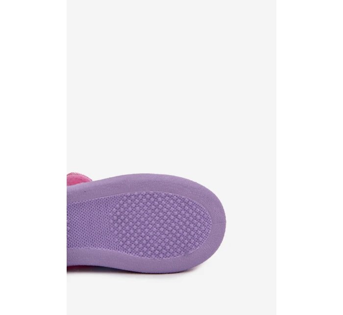 Balerínky Pantofle Pro Dívky Na suchý zip UNICORN Růžové Silviera Balerínky Pantofle Pro Dívky Na suchý zip UNICORN Růžové Silviera