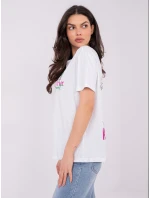 T shirt model 21821326 biały - FPrice