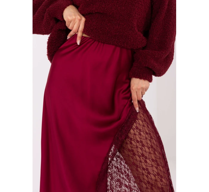 Spódnica MI SD model 21736729 bordowy - FPrice