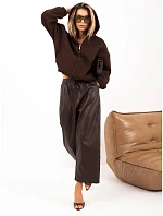 Bluza RV BL model 22400945 ciemny brązowy - FPrice Bluza RV BL model 22400945 ciemny brązowy - FPrice