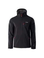 Pánská bunda Caen M 92800282249 Černá s červenou - Hi-Tec Pánská bunda Caen M 92800282249 Černá s červenou - Hi-Tec