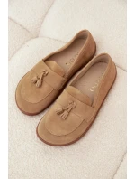 Dámské mokasíny model 21798494 322 Béžová Zazoo - B2B Professional Sports