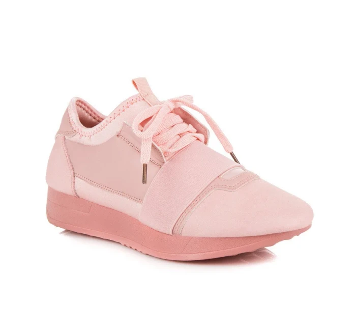 model 5850349 růžové tenisky se šňůrkou - CNB model 5850349 růžové tenisky se šňůrkou - CNB