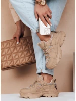 Dámské tenisky na silnější podrážce NEWMOVE khaki FashionStreet ZY0598