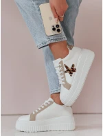 Dámské tenisky na platformě STARPAN beige FashionStreet ZY0869