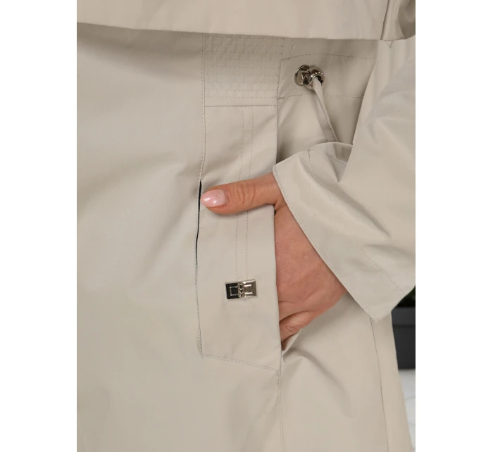 Dámská přechodná bunda parka béžová Dstreet model 21995964 - FashionStreet Dámská přechodná bunda parka béžová Dstreet model 21995964 - FashionStreet