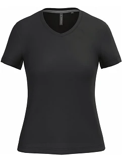 Kariban K 381 Dámské tričko s výstřihem do V 20.K381 black