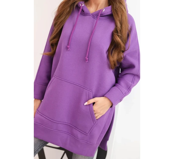 Bunda s model 21470127 na bocích fialová - K-Fashion Bunda s model 21470127 na bocích fialová - K-Fashion
