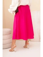 Dámská viskózová rozšířená sukně fuchsie Dámská viskózová rozšířená sukně fuchsie