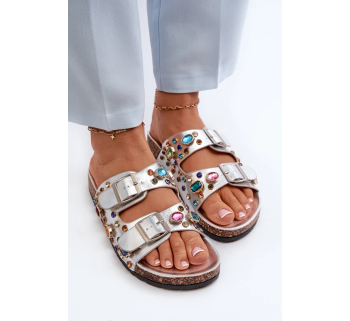 Dámské Žabky S Stříbrné model 21660457 - S.Barski Dámské Žabky S Stříbrné model 21660457 - S.Barski