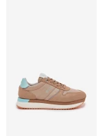 Dámské Semišové Tenisky Big Star RR274A048 HI-POLY SYSTEM Tmavě béžové Dámské Semišové Tenisky Big Star RR274A048 HI-POLY SYSTEM Tmavě béžové