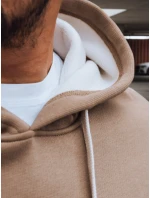 Pánská velbloudí mikina s kapucí model 21993049 - Dstreet Pánská velbloudí mikina s kapucí model 21993049 - Dstreet
