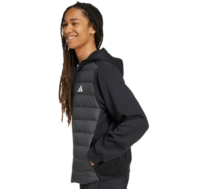 Pánská péřová bunda Essentials Hybrid Hooded Jacket black pánská model 21391528 - ADIDAS