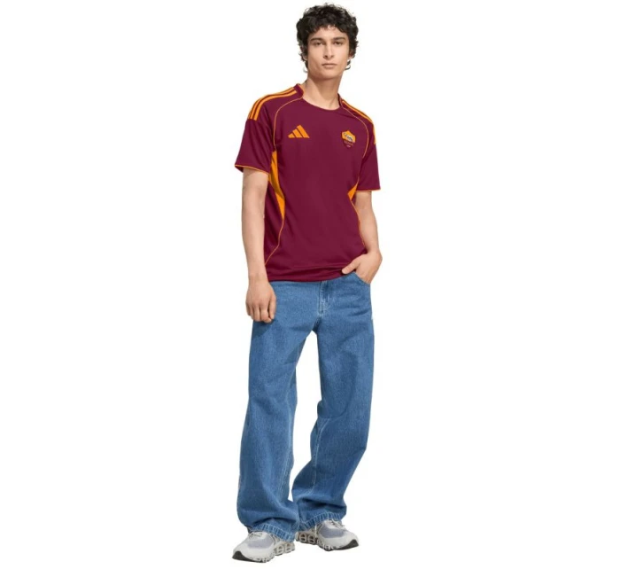 Pánské tričko adidas AS Roma 25/26 Home bordó JP4184 pánské Pánské tričko adidas AS Roma 25/26 Home bordó JP4184 pánské