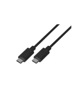 Kabel Lanberg CA-CMCM-10CU-0010-BK (USB Type C - USB Type C ; 1m; barva černá)