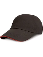 Result Headwear RC 024XP 6 panelová nízkoprofilová sandwich kšiltovka 28.24XP black/red Result Headwear RC 024XP 6 panelová nízkoprofilová sandwich kšiltovka 28.24XP black/red