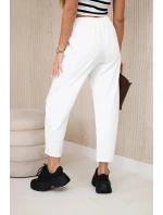 Kalhoty s kapsami Summer Punto ecru