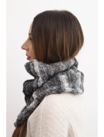 Komin dámský vlněný šátek zimní grafitový model 21860888 - K-Fashion