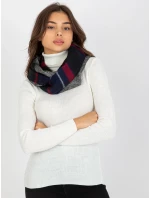 Tunelová šála AT KM 1402.20 tmavě modrá červená