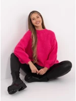 Sweter MI SW model 21801845 fuksjowy - FPrice Sweter MI SW model 21801845 fuksjowy - FPrice