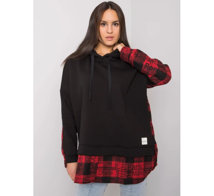 Mikina RV BL 7312.14 černá a červená