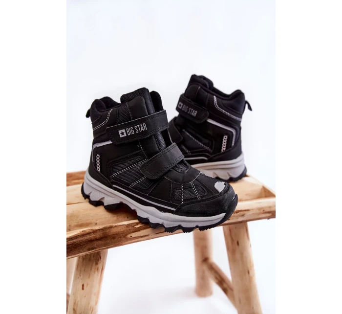 Dětská Trapery Memory Foam Big Star KK374157 Černe Dětská Trapery Memory Foam Big Star KK374157 Černe