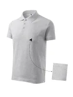 Cotton polokošile pánská světle šedý melír Cotton polokošile pánská světle šedý melír