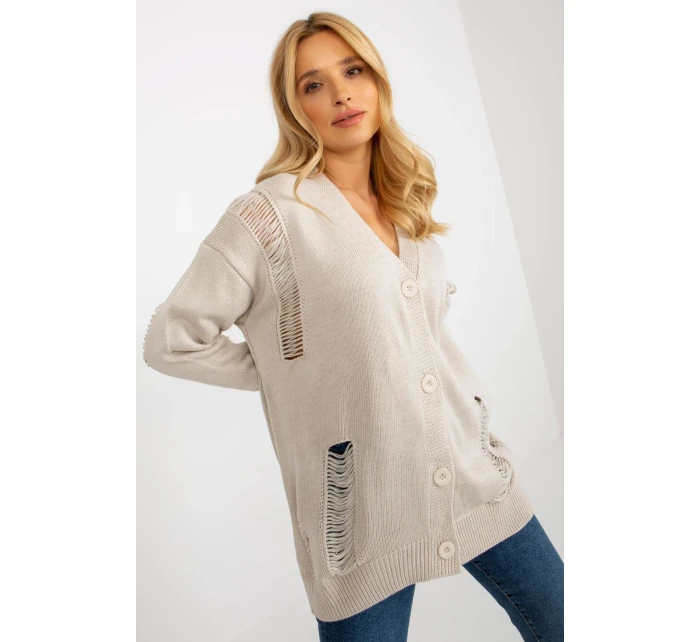 Svetr na zapínání model 175749 Rue Paris Svetr na zapínání model 175749 Rue Paris