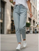 Dámské kalhoty mom světle modré Dstreet model 21996017 - FashionStreet