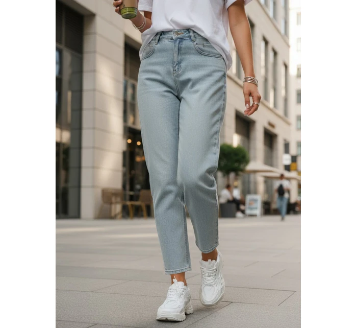 Dámské kalhoty mom světle modré Dstreet model 21996017 - FashionStreet