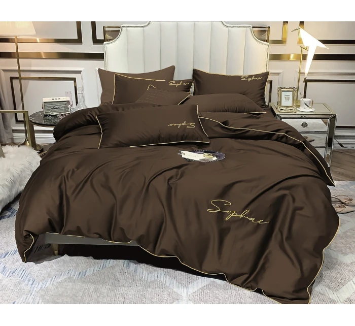 Ložní souprava z mikrovlákna s výšivkou model 22005039 160x200 - Cotton World