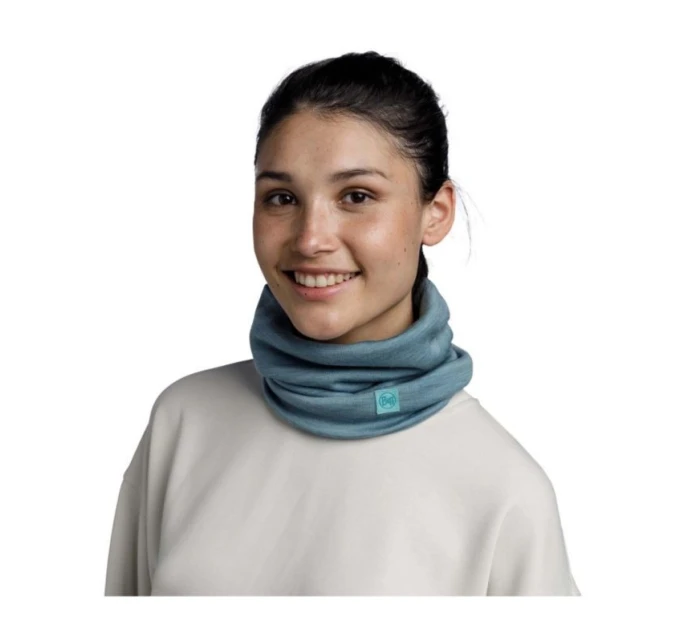 BUFF Multifunkční popruh MERINO HEAVYWEIGHT NECK WARMER SOLID POOL