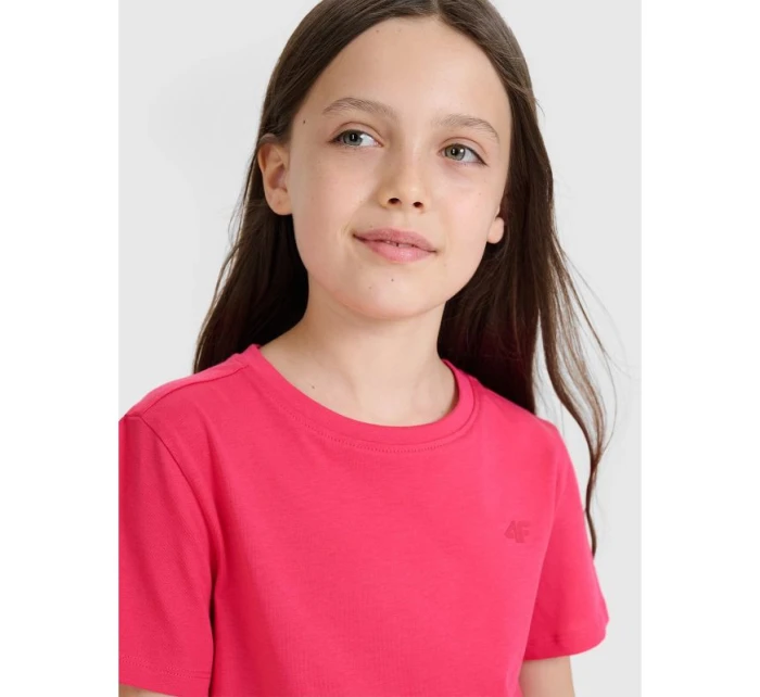 Dívčí hladké tričko 4F 4FJWSS25TTSHF2177-55S
