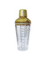 SKLENĚNÝ KOKTEJLOVÝ ŠEJKR 450ML ALPINA