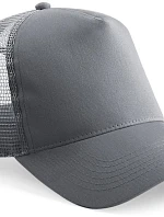 Beechfield B 640 5 panelová Trucker kšiltovka 53.0640 graphite grey/graphite grey