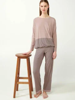 Žebrované dámské pyžamo model 20515846 - Vamp