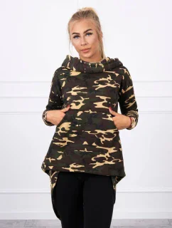 Mikina s dlouhými zády model 18745103 - K-Fashion