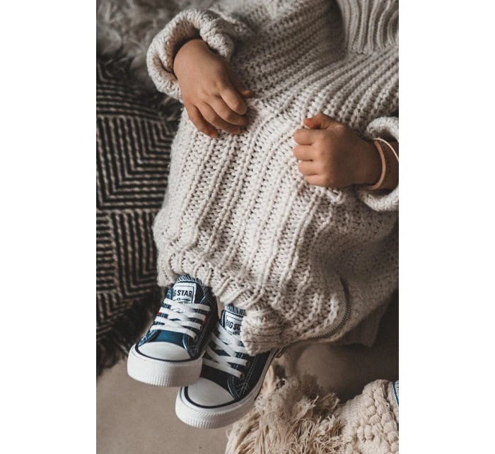 Dětské Klasické Tenisky Nízké BIG STAR HH374195 Tmavě Modré Dětské Klasické Tenisky Nízké BIG STAR HH374195 Tmavě Modré