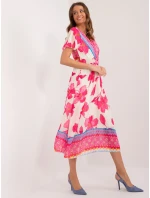 Šaty DHJ SK 11331 5.19 tmavě růžová Šaty DHJ SK 11331 5.19 tmavě růžová