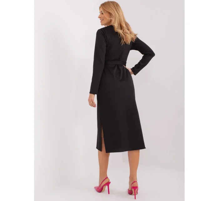 Sukienka LK SK model 19394536 czarny - FPrice Sukienka LK SK model 19394536 czarny - FPrice