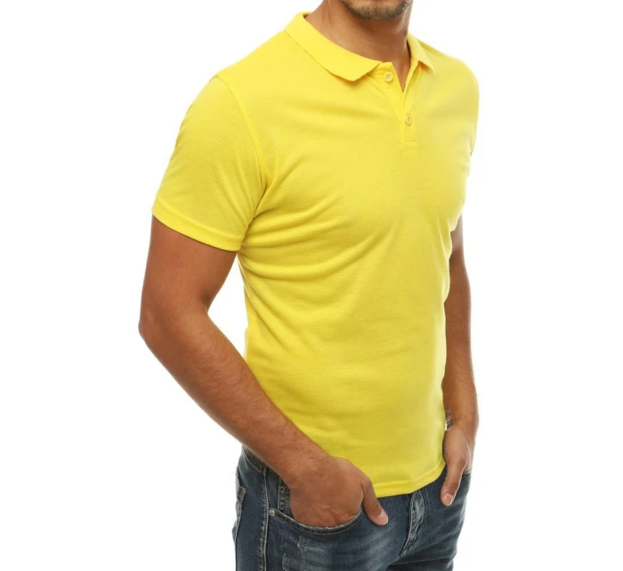 Pánské žluté polo tričko Dstreet model 21962550 - FashionStreet